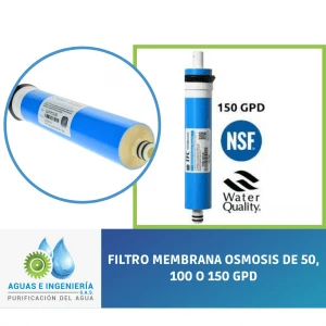 filtro membrana osmosis